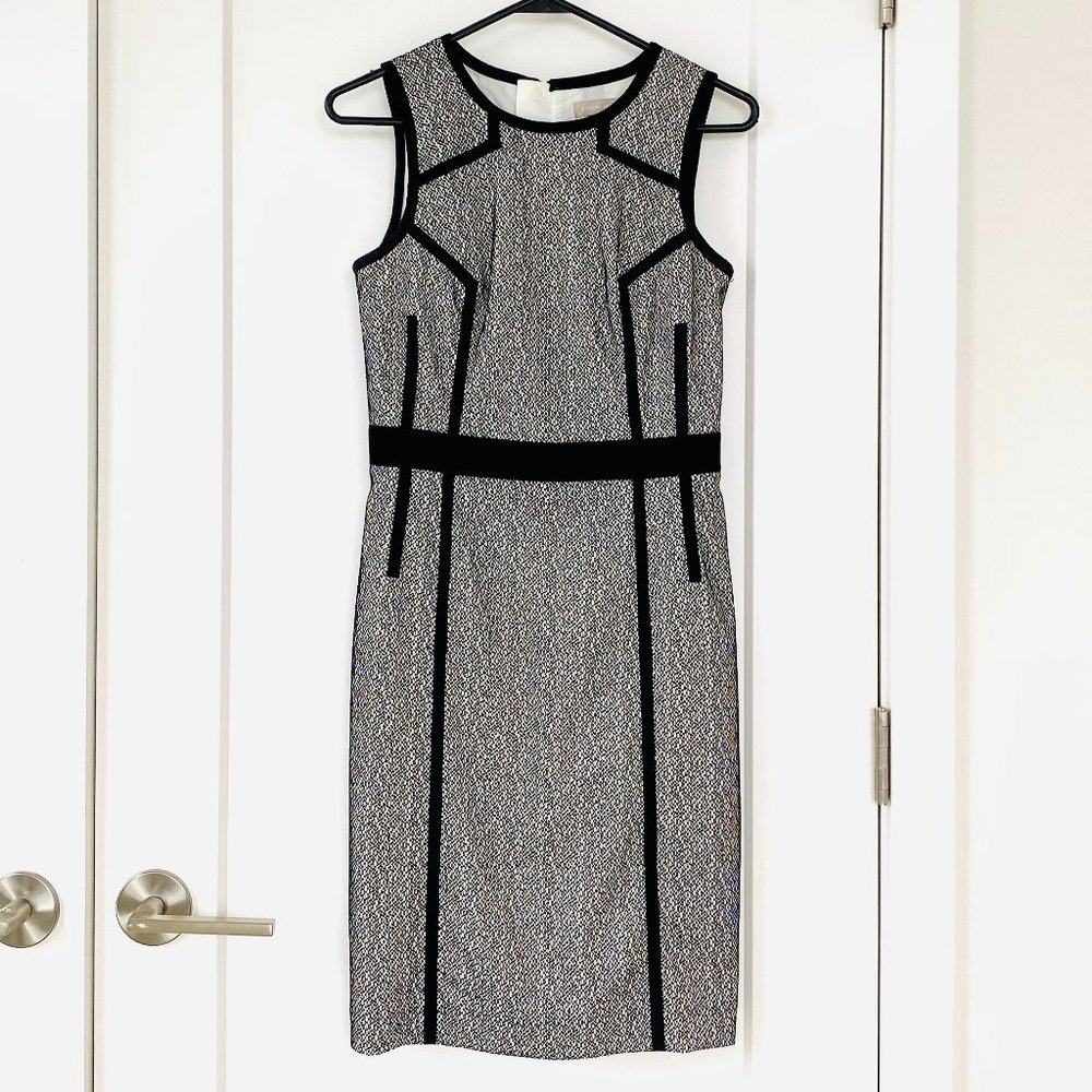 Black and White Sheath Dress